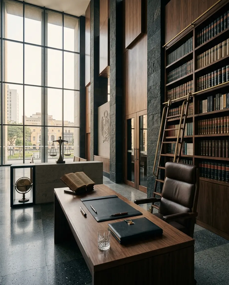 Interior de un estudio jurídico